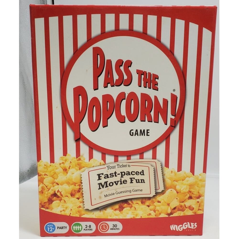 Pass The Popcorn! Trivia Game Family Movie Fun, 2011  PRE-OWNED